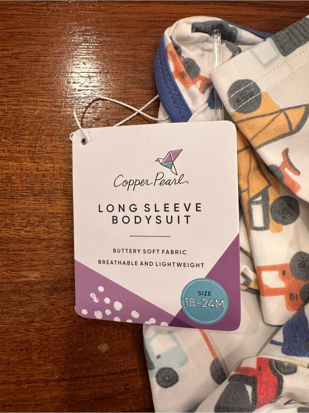 NWT Copper Pearl Baby Long Sleeve Bodysuits, Deisel & Cookie Monster, 18-24M